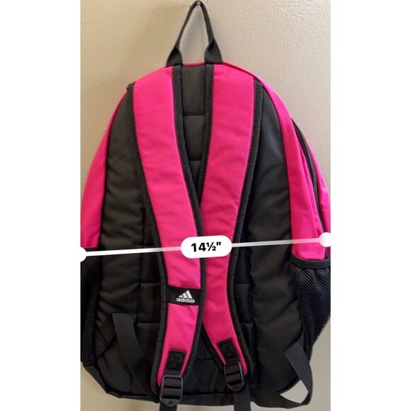 NWT Adidas Striker II Team Backpack in pink and black - Picture 11 of 13
